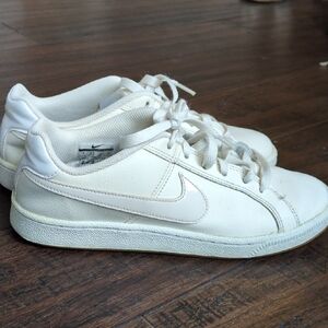 Nike Off-White Leather Court Sneakers